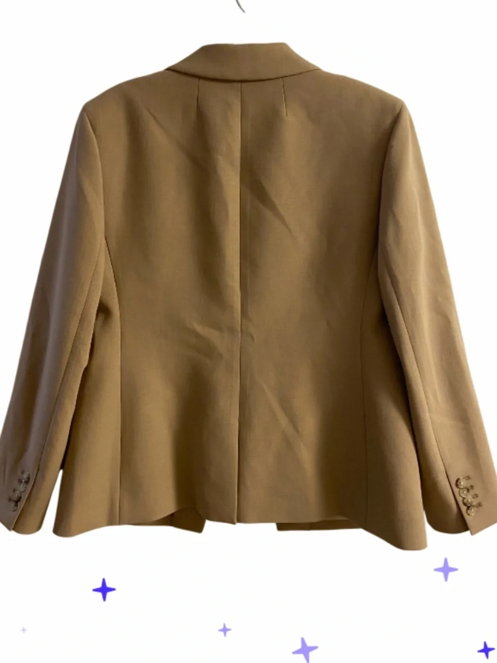 J. Crew Madelyn Camel-Tan Single-Breasted Blazer Sz 14